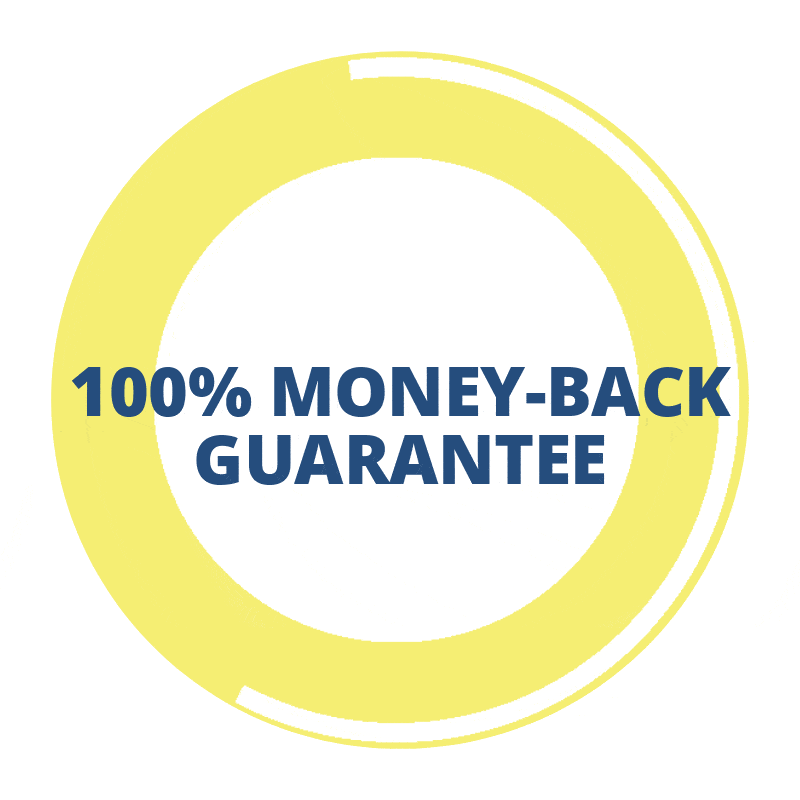 100% Money-back Guarantee