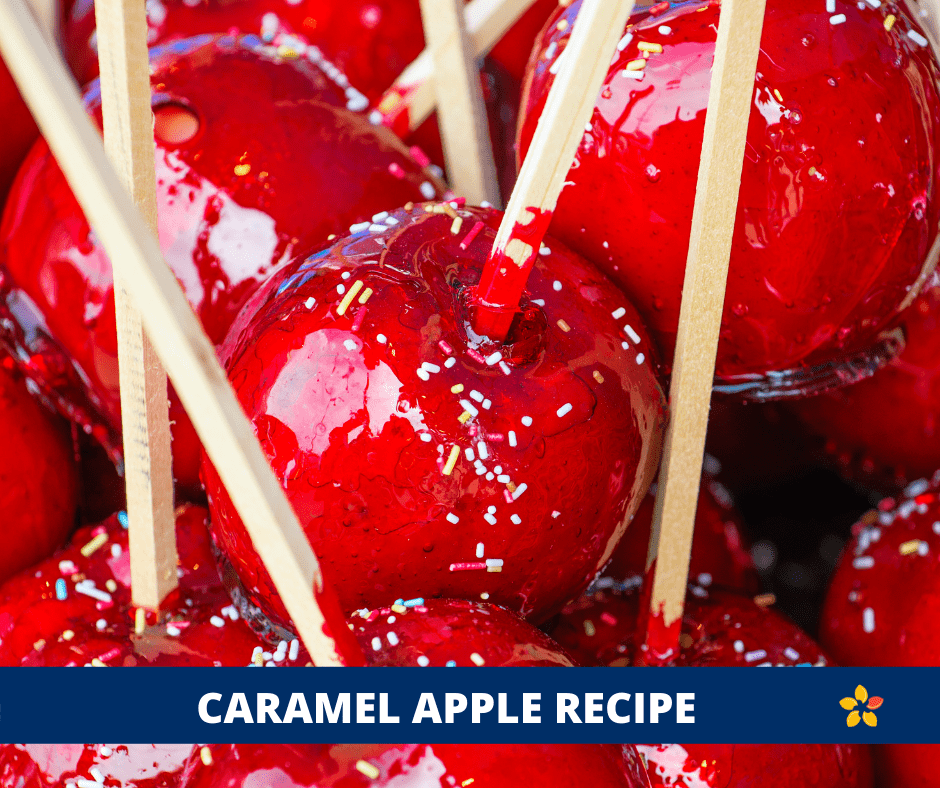 Caramel Apples for the Halloween Recipe!