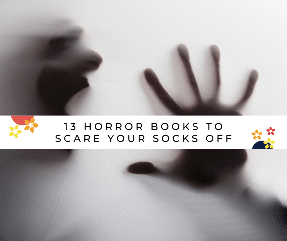 A hand pushes on a window as a person screams in terror at these 13 horror books guaranteed to make you scream.