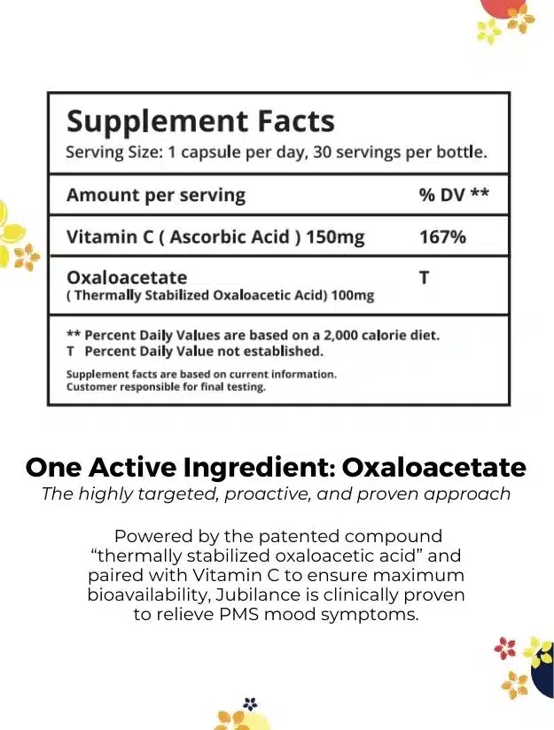 jubilance-supplement-facts-ingredients-pms-oaa