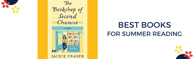 The cover of the bookshop of second chances for the best books of the summer.