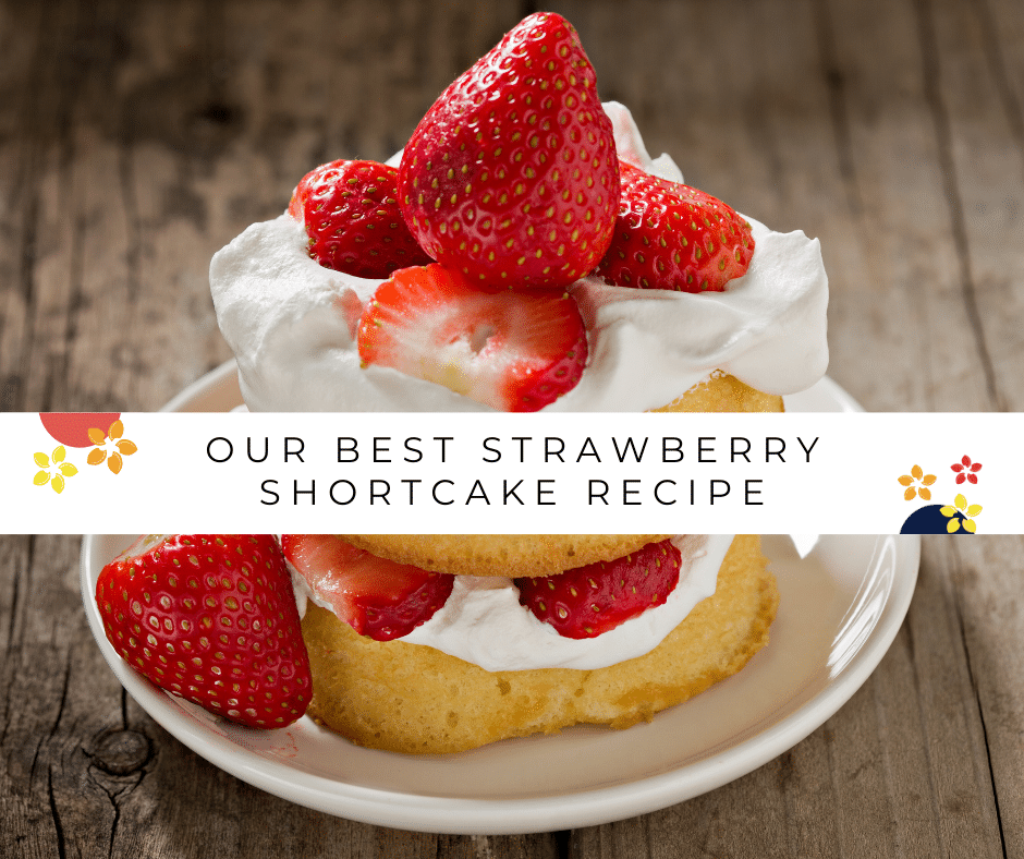 A strawberry shortcake dessert recipe