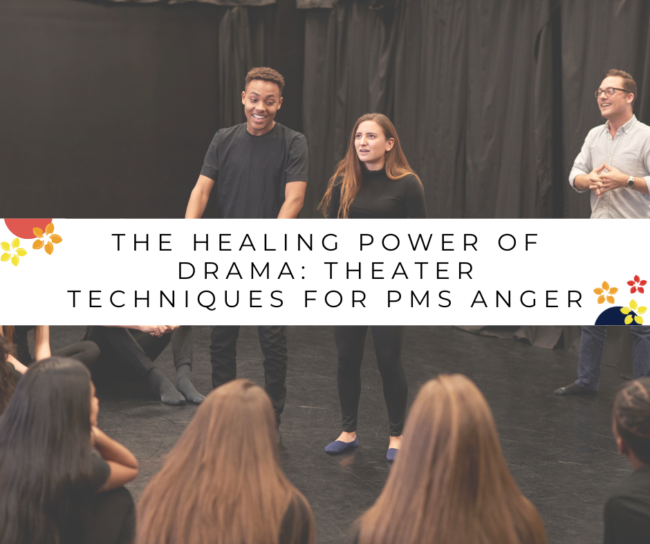 A theater class using theater for pms relief